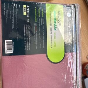 Full 4-Piece Sheet Set in Rose